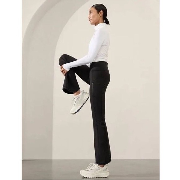 Athleta Rainer High Rise Fleece Bootcut Pants - Picture 2 of 11